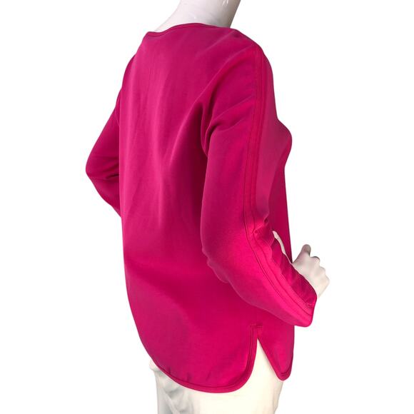 Ann Mashburn Womens Size XS Tunic Top Reversible Double Knit Pink Orange - Picture 9 of 16